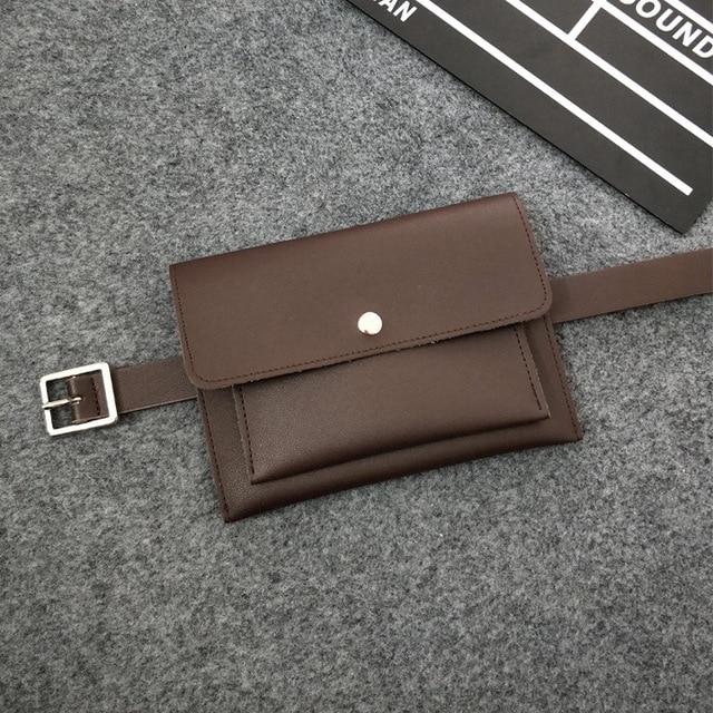 Minimal Leather Belt Bag