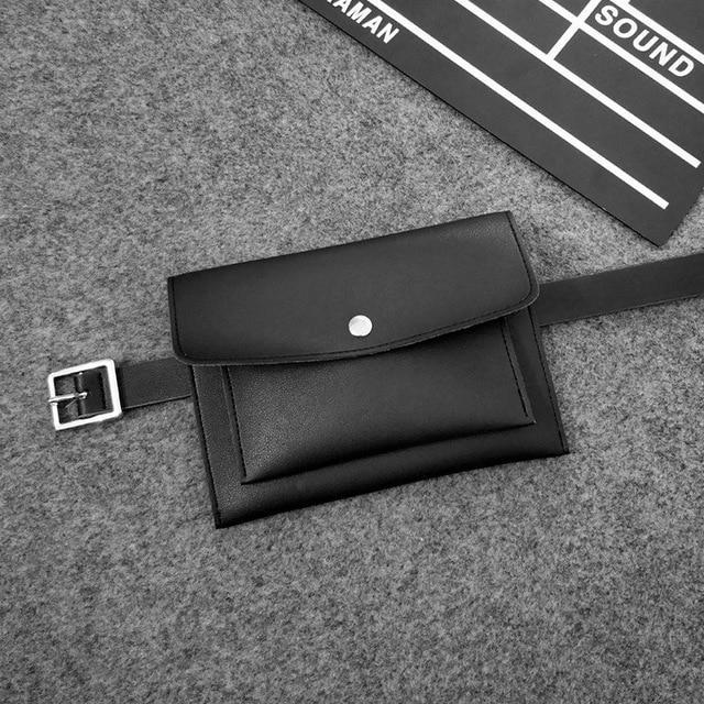 Minimal Leather Belt Bag