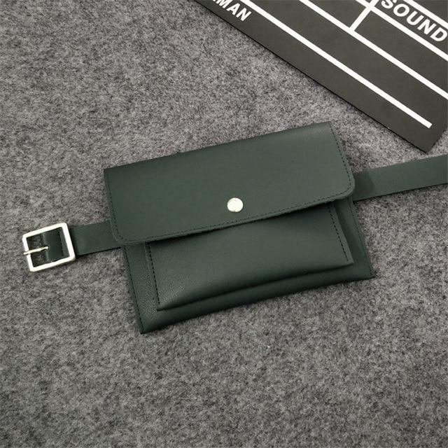 Minimal Leather Belt Bag