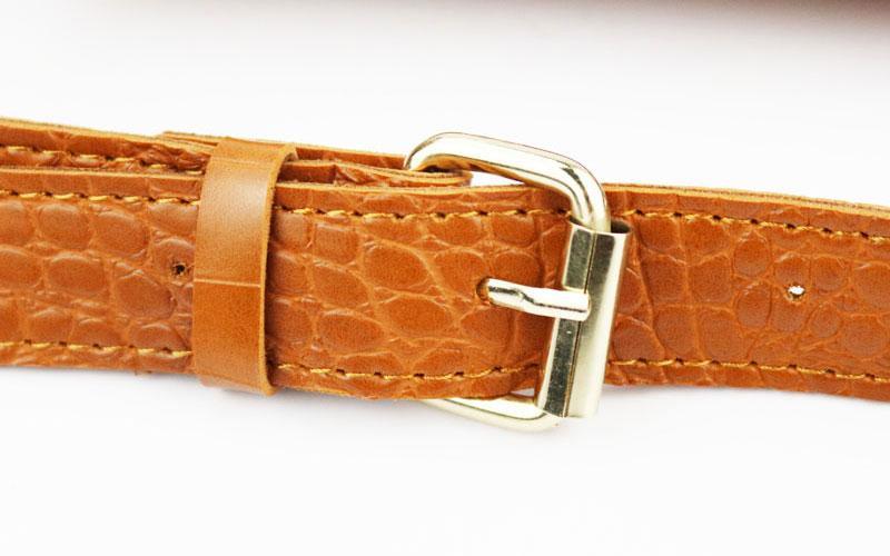Basic Crocodile Waist Cross Body Bag