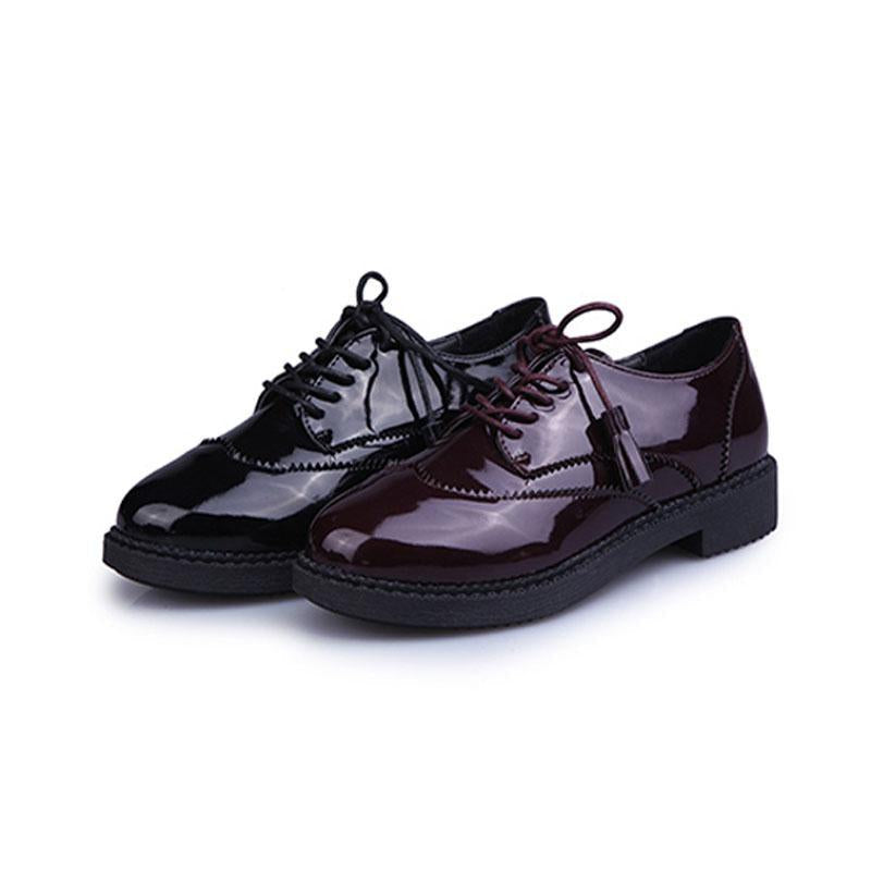 Tasseled Laces Oxford Shoes