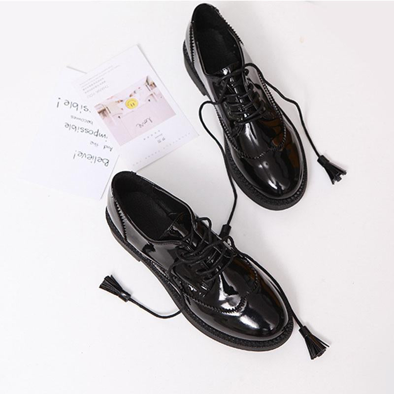 Tasseled Laces Oxford Shoes
