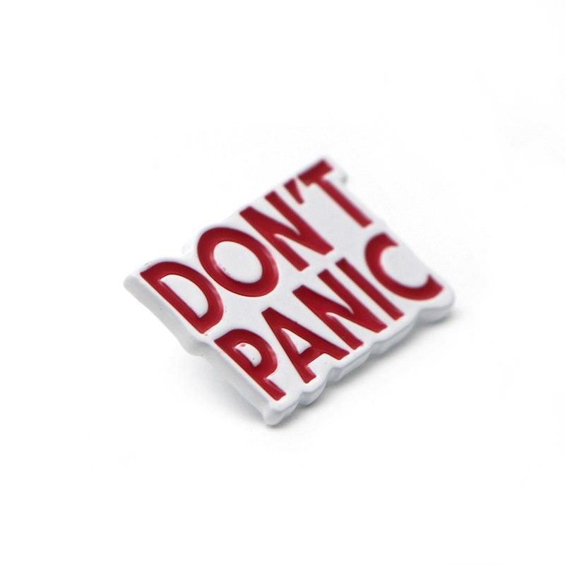 "Don't Panic" Enamel Pin