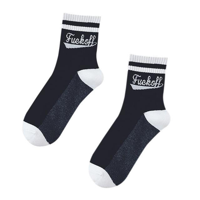 "Fuck Off" Sport Socks