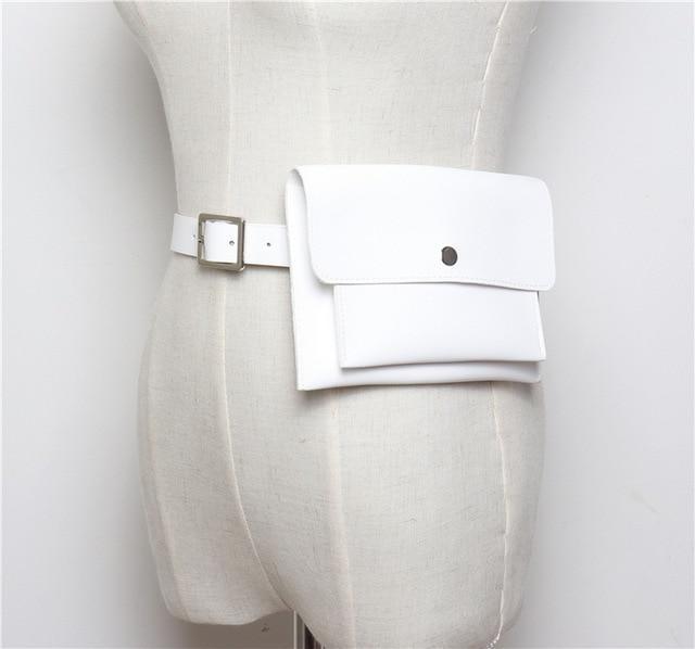 Minimal Leather Belt Bag
