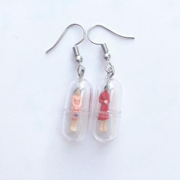 Human Capsule Earrings