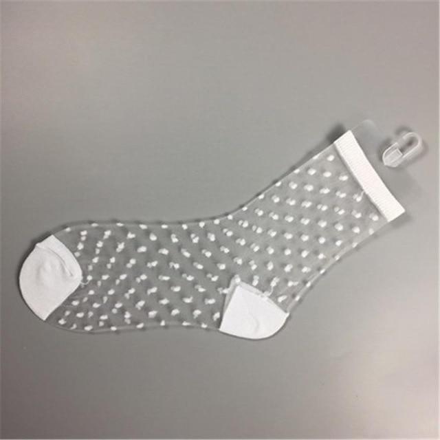 Ultra Thin Glass Silk Socks