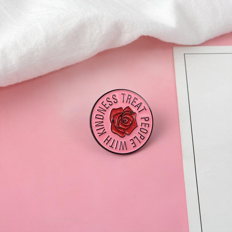 Treat People With Kindness Pin