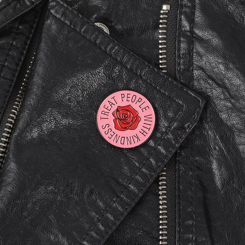 Treat People With Kindness Pin