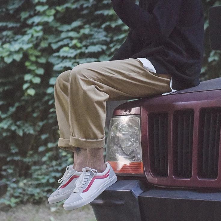 Oversized Khaki Trousers