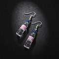Evian Water Bottle Earrings