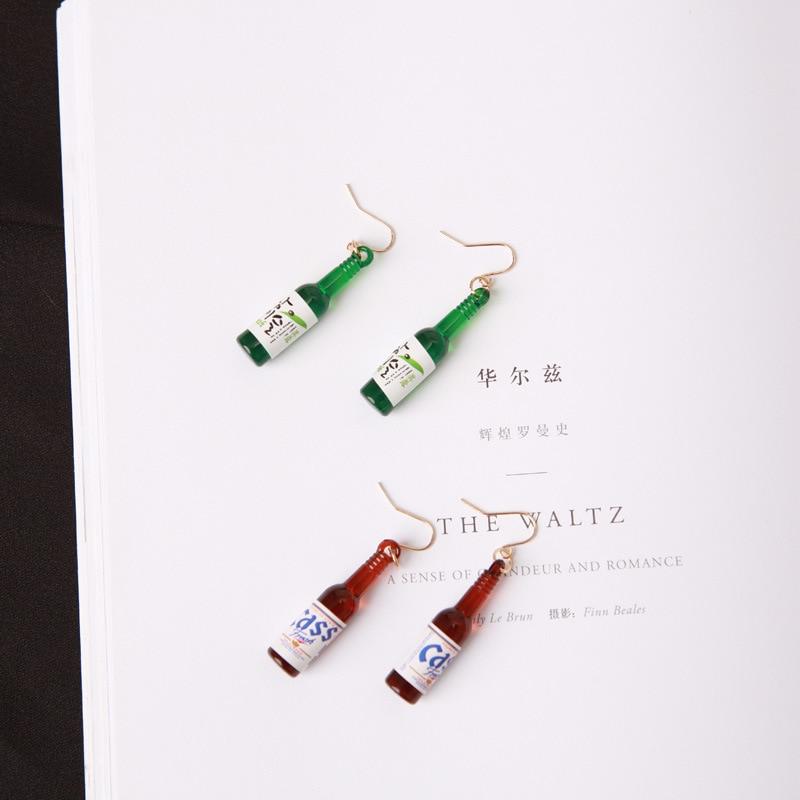 Evian Water Bottle Earrings