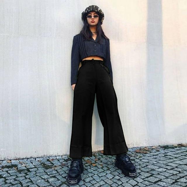 High Waisted Skater Pants