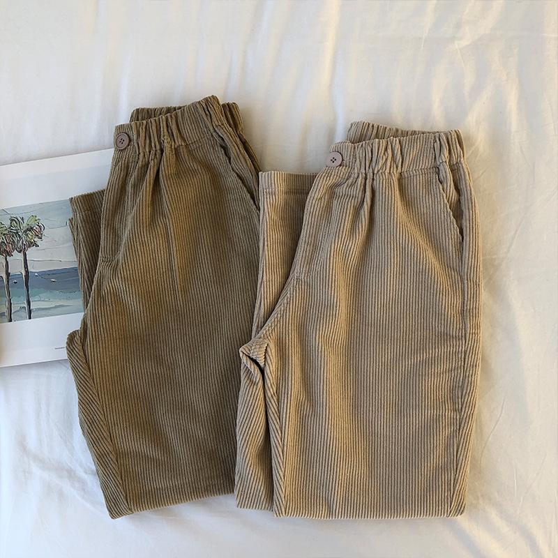 Vintage Unisex Corduroy Trousers