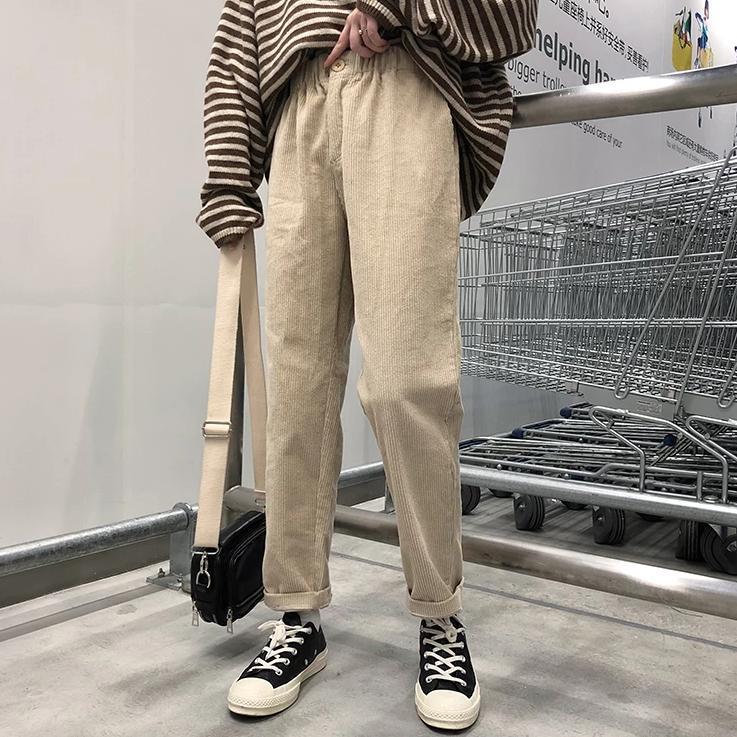 Vintage Unisex Corduroy Trousers