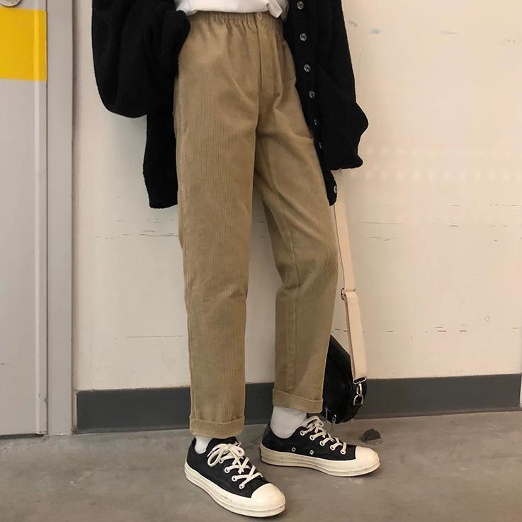 Vintage Unisex Corduroy Trousers