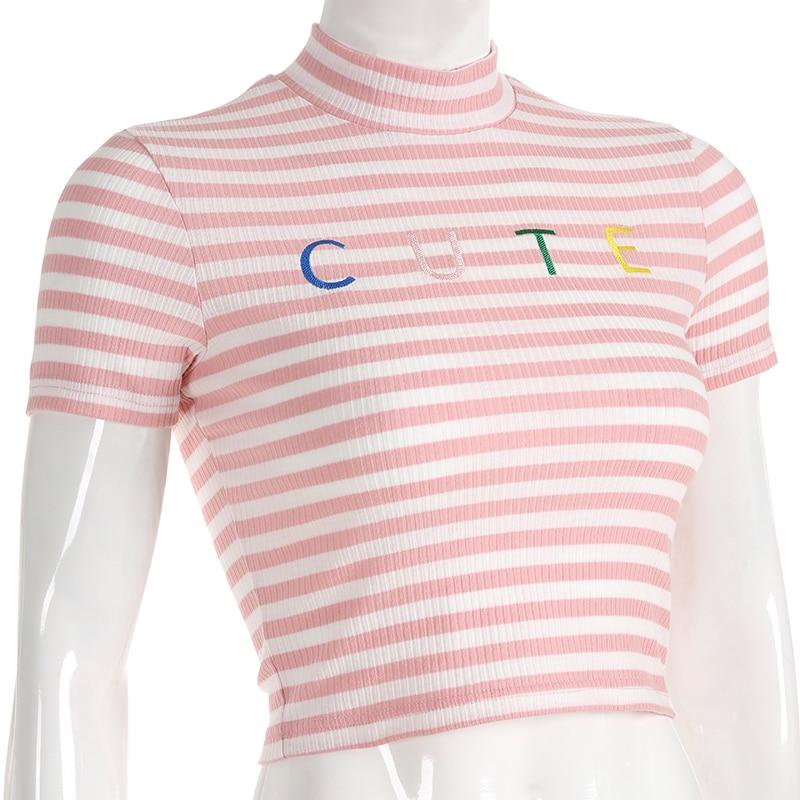 "Cute" Knit Striped Top