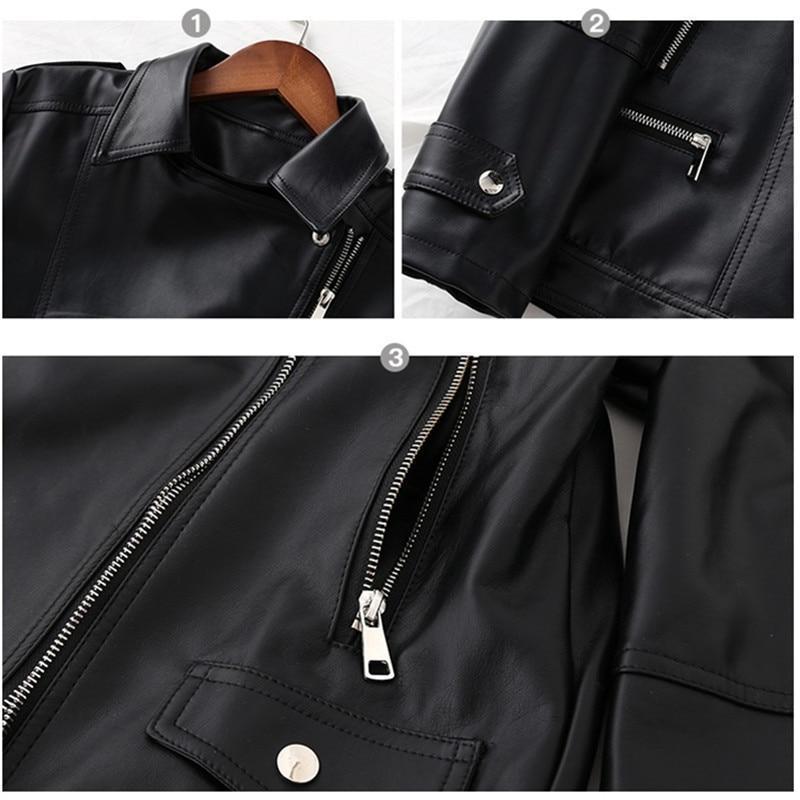 Oversized Vegan Leather Jacket